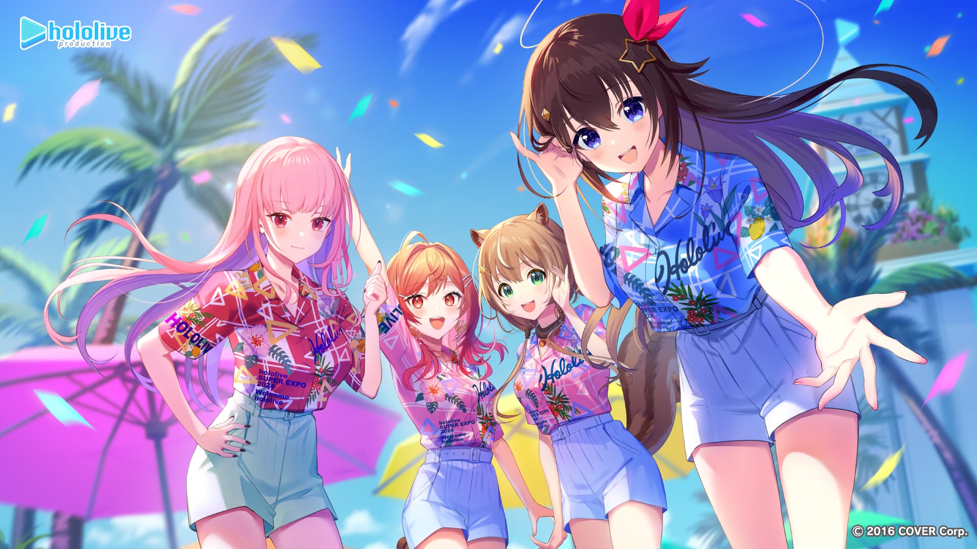 hololive Islandボイス ～side ホロライブ～_特典_キービジュアルPC用壁紙|1920x1080